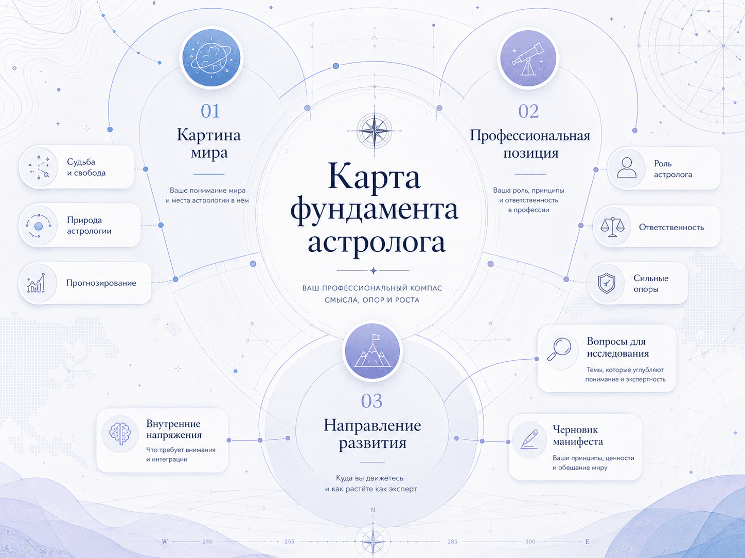 Визуальная Карта фундамента астролога